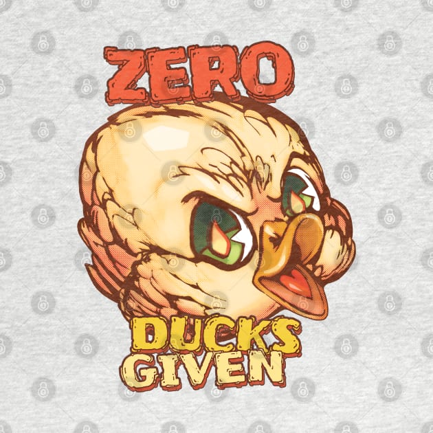 Zero Ducks Given retro art by Still Winter Craft